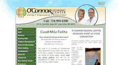 Desktop Screenshot of oconnorhearing.com